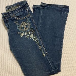Western boot cut jeans, Trinity Ranch